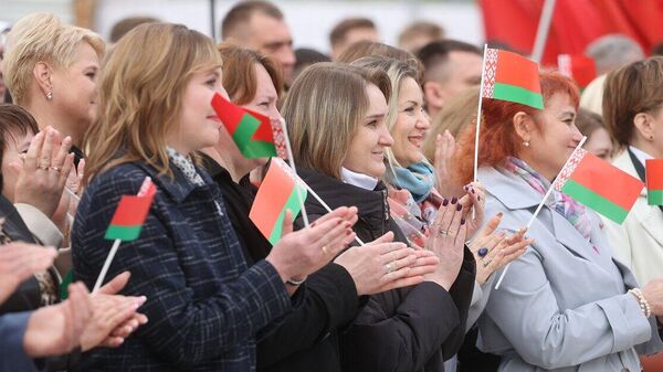 Во время рабочей поездки Александра Лукашенко в Гродно - Sputnik Беларусь
