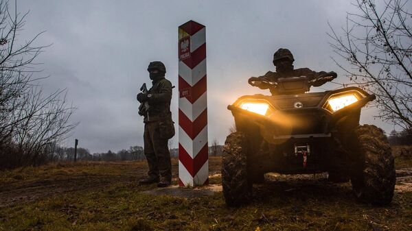 Польские военные на границе, архивное фото - Sputnik Беларусь