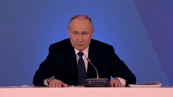 Путин назвал главную цель заказчиков теракта в Крокус Сити Холле ― видео - Sputnik Беларусь