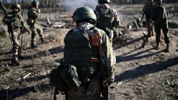 Боевая подготовка военнослужащих в зоне СВО - Sputnik Беларусь
