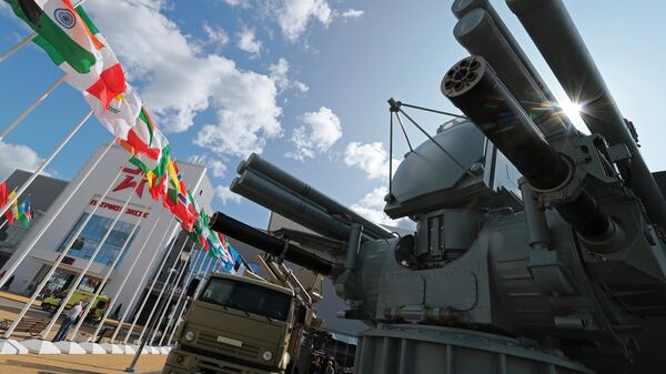 Зенитный ракетно-пушечный комплекс Панцирь-М, архивное фото - Sputnik Беларусь