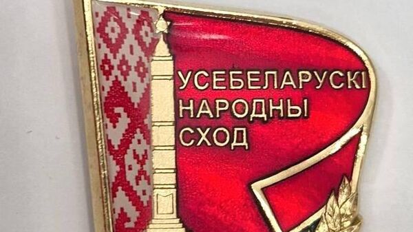 Нагрудный знак делегата Всебелорусского народного собрания - Sputnik Беларусь