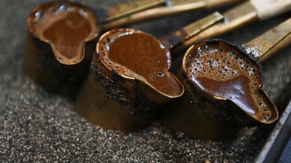 Кофе, приготовленный на песке - Sputnik Беларусь