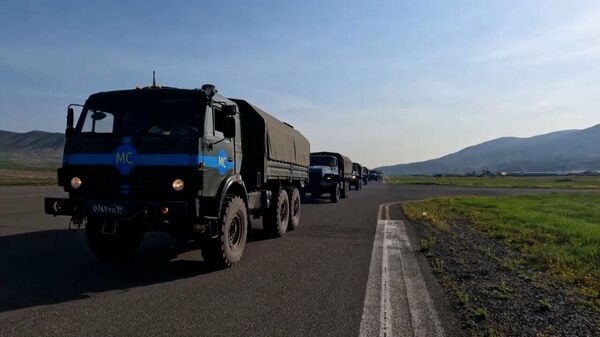 Российские миротворцы уезжают из Карабаха – видео - Sputnik Беларусь