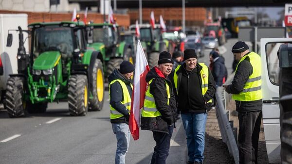 Протест польских фермеров, архивное фото - Sputnik Беларусь