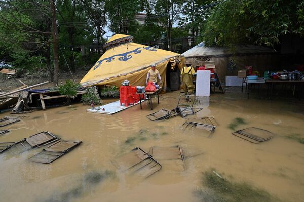 Последствия наводнения в провинции Гуандун - Sputnik Беларусь