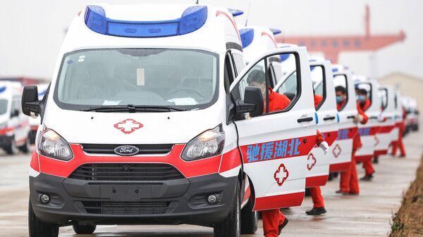 Медицинские машины в Китае, архивное фото - Sputnik Беларусь
