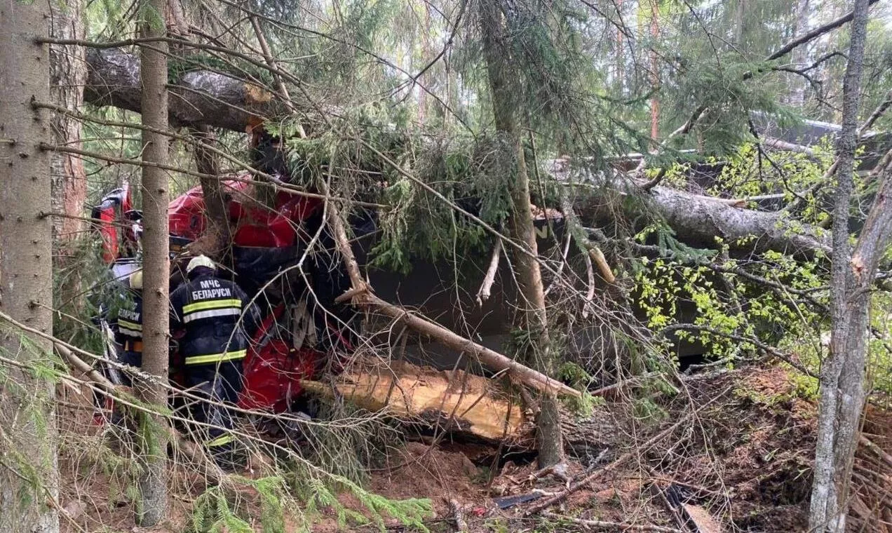 Водитель грузовика погиб в ДТП в Полоцком районе