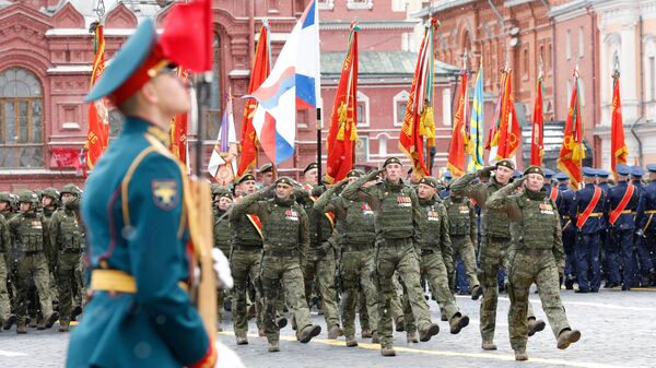 Военный парад, посвященный 79-й годовщине Победы в Великой Отечественной войне - Sputnik Беларусь