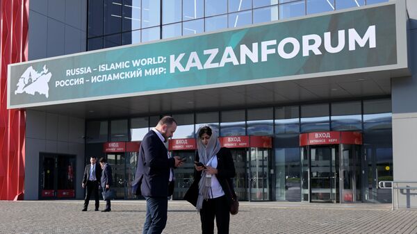 Госці і ўдзельнікі XIV Міжнароднага эканамічнага форуму Россия – Исламский мир: KazanForum  - Sputnik Беларусь