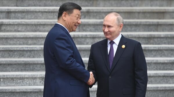 Президент Владимир Путин прибыл в Китай с официальным визитом - Sputnik Беларусь
