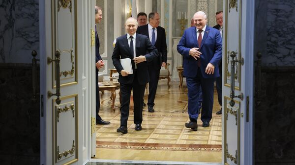 Рабочий визит президента Владимира Путина в Беларусь - Sputnik Беларусь