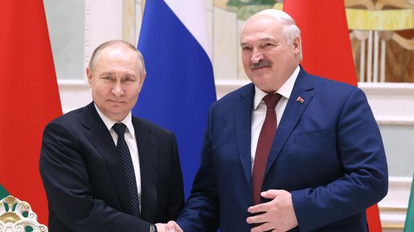 Владимир Путин и Александр Лукашенко - Sputnik Беларусь