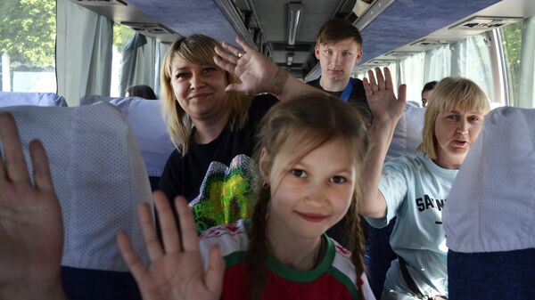 Дети из Донбасса на отдыхе в Беларуси - Sputnik Беларусь