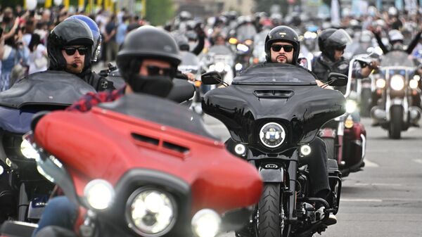 Мотоциклисты, архивное фото - Sputnik Беларусь