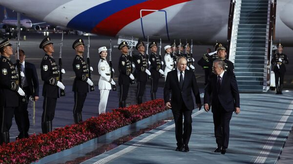 Рабочий визит президента Владимира Путина в Узбекистан - Sputnik Беларусь