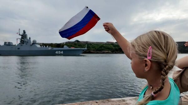 Корабли российского флота торжественно встретили на Кубе – видео - Sputnik Беларусь