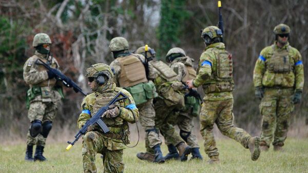 Тренировка австралийских и украинских военных в Великобритании, архивное фото - Sputnik Беларусь