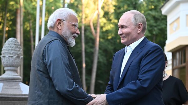 Встреча президента Владимира Путина с премьер-министром Индии Нарендрой Моди - Sputnik Беларусь