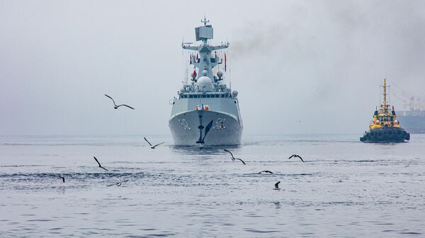 Корабли ВМС Китая прибыли во Владивосток после совместных российско-китайских учений, архивное фото - Sputnik Беларусь