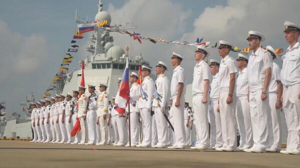 Российско-китайские морские учения начались в КНР – видео - Sputnik Беларусь