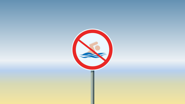 Запреты или ограничения купания на пляжах в Беларуси – инфографика - Sputnik Беларусь