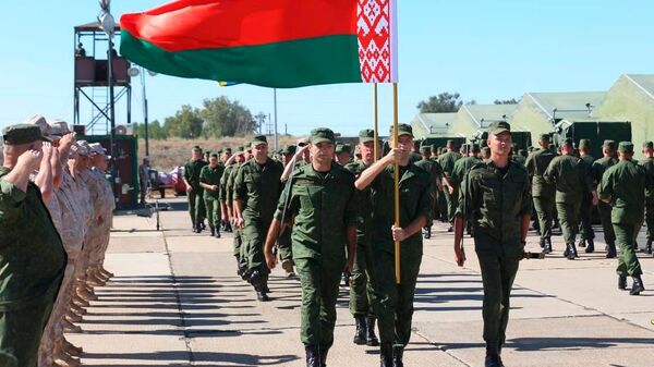 Учения подразделений ВВС и войск ПВО Беларуси и ВКС России на полигоне Ашулук  - Sputnik Беларусь