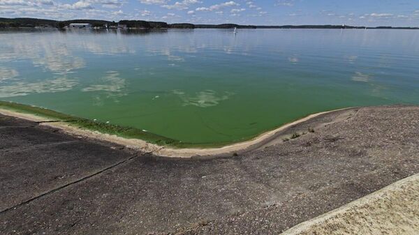 Как выглядит Минское море с понижением уровня воды (видео) - Sputnik Беларусь