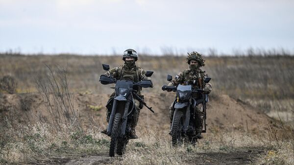 Ваеннаслужачыя 1430-га гвардзейскага мотастралковага палка УС РФ у зоне СВА - Sputnik Беларусь