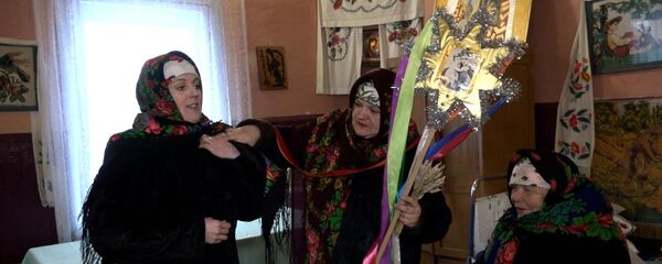 Как на Полесье Шчадрэц отмечают – видео - Sputnik Беларусь