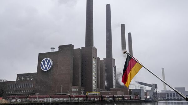 Завод Volkswagen AG в Германии - Sputnik Беларусь