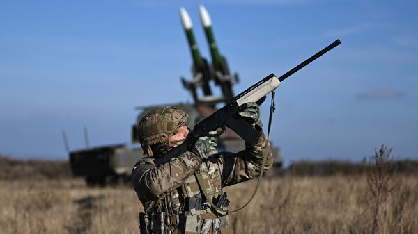 Боевое дежурство расчета БУК-М2 в зоне СВО - Sputnik Беларусь
