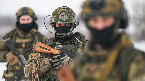 Военнослужащие штурмовых групп ВДВ РФ - Sputnik Беларусь