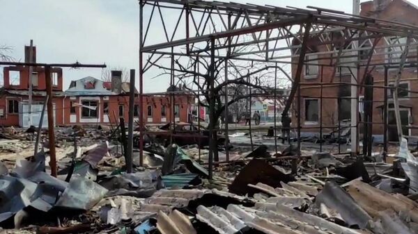 Суджа после освобождения российскими военными - Sputnik Беларусь