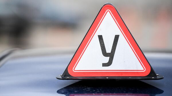 Знак Учебное транспортное средство - Sputnik Беларусь