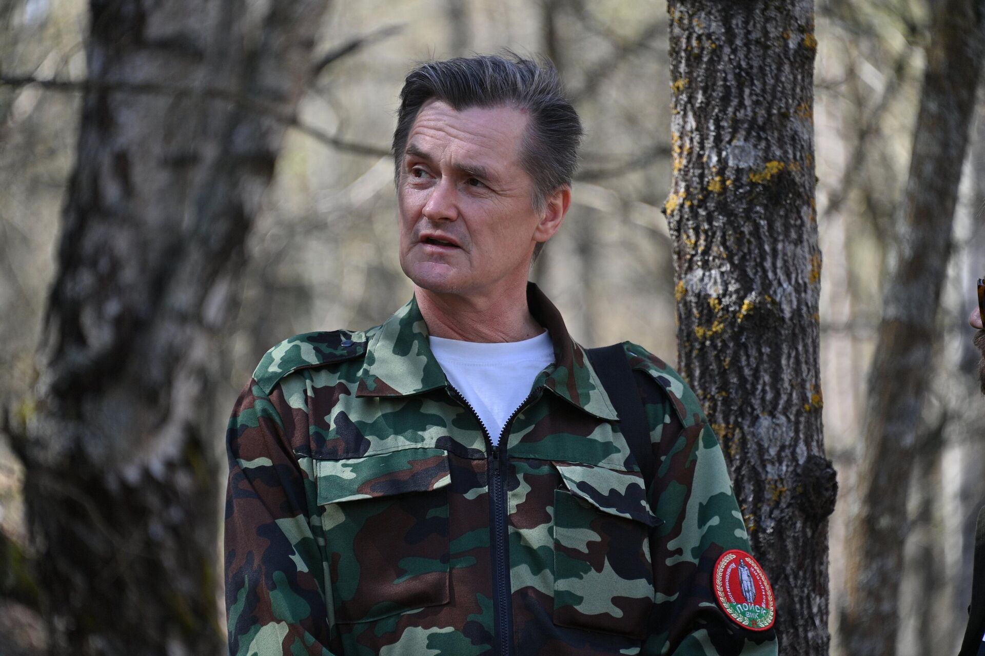 Руководитель военно-исторического клуба Калинковичско-Мозырский Поиск Евгений Сергиенко Руководитель военно-исторического клуба Калинковичско-Мозырский Поиск Евгений Сергиенко - Sputnik Беларусь, 1920, 07.05.2025