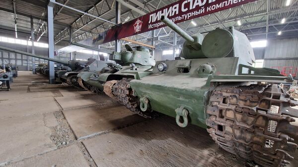 Военная техника на Линии Сталина - Sputnik Беларусь