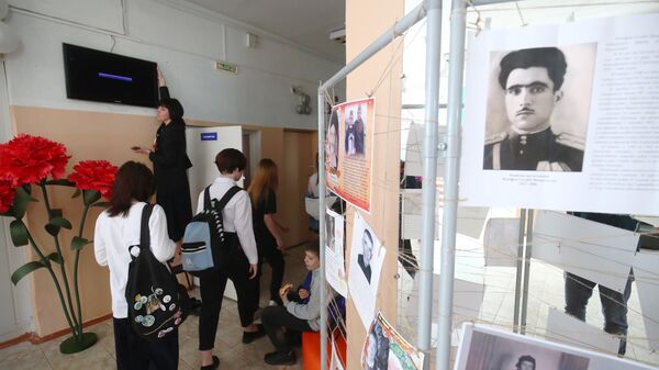 Акция Стена памяти в честь годовщины Победы в Великой Отечественной войне - Sputnik Беларусь