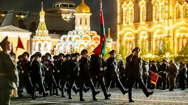 Белорусские военные на Красной площади в Москве - Sputnik Беларусь