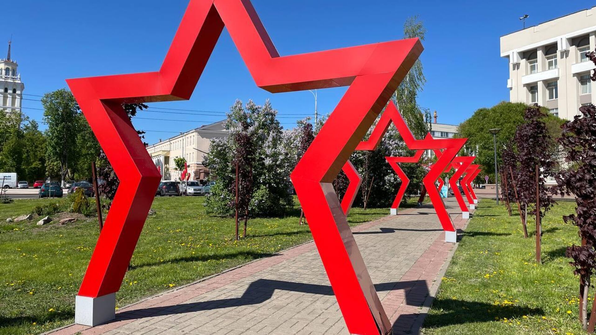 Гомель рыхтуецца да Дня Перамогі Гомель рыхтуецца да Дня Перамогі - Sputnik Беларусь, 1920, 02.05.2025
