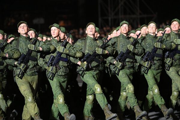 Генеральная репетиция парада в Минске Генеральная репетиция парада в Минске - Sputnik Беларусь