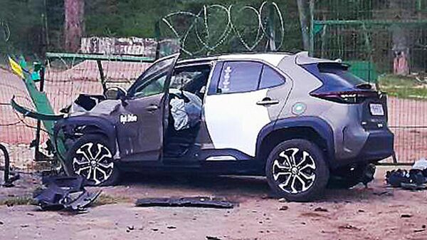 Автомобиль нарушителя - Sputnik Беларусь