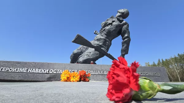 Памятник бойцам, сражавшимся на Проне в 1943-1944 годах - Sputnik Беларусь