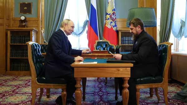 Президент Владимир Путин провел встречу с главой Чечни Рамзаном Кадыровым - Sputnik Беларусь