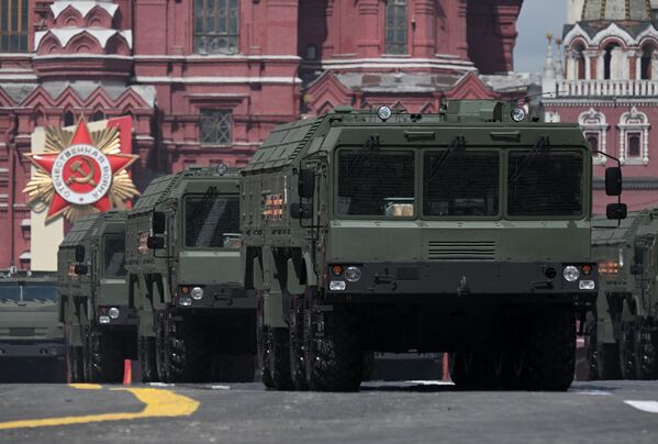 Аператыўна-тактычныя ракетныя комплексы (АТРК) &quot;Искандер-М&quot;. - Sputnik Беларусь