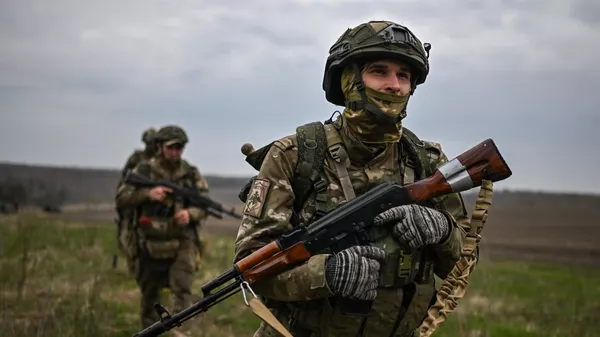 Штурмовики 155-й бригады морской пехоты Тихоокеанского флота РФ - Sputnik Беларусь