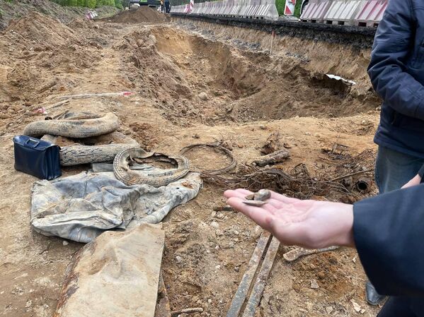 Найденные детали машины ГАЗ - Sputnik Беларусь