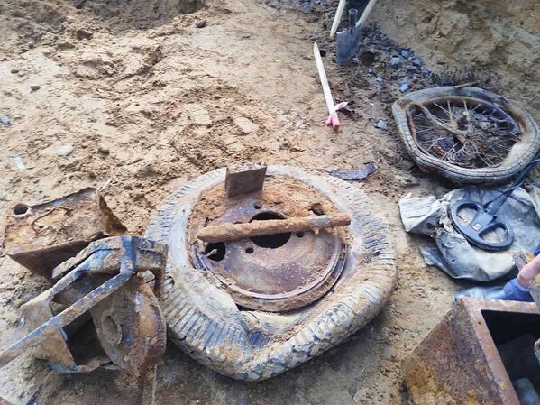 Найденные детали машины ГАЗ - Sputnik Беларусь