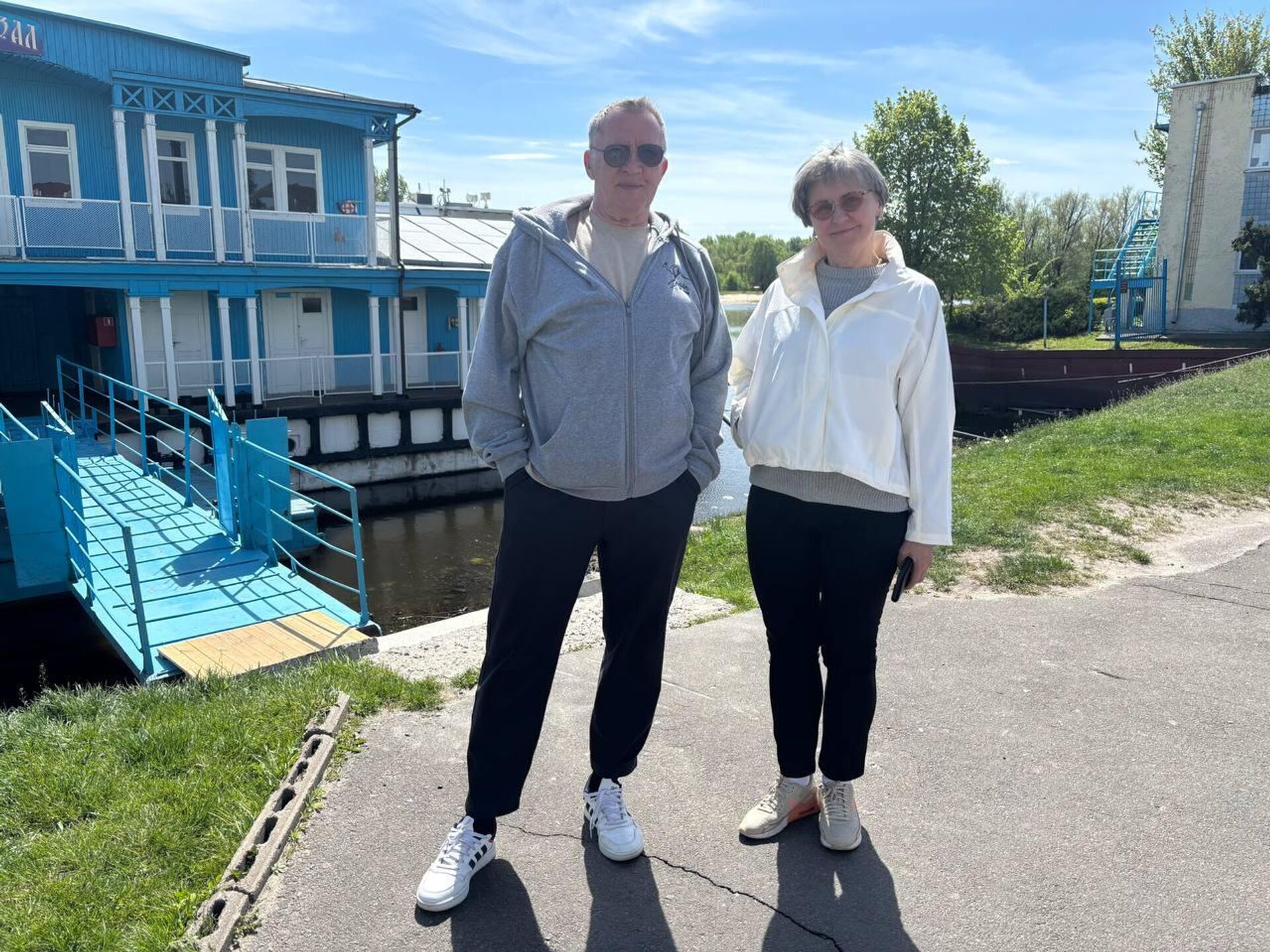 Россияне Евгений и Анна во второй раз отдыхают на теплоходе Белая Русь - Sputnik Беларусь, 1920, 15.05.2025