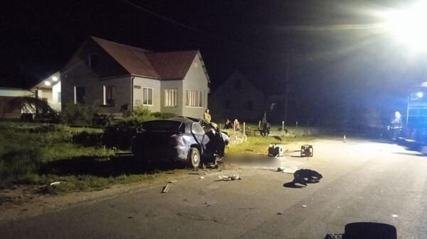 На месте ДТП - Sputnik Беларусь